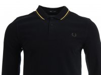 Fred Perry Langarm Polo - M3636 - Navy