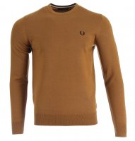 Fred Perry Rundhals Pullover - K9601 - Caramel