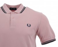 Fred Perry Polo - M3600 - Pink/Schwarz M