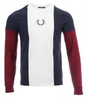 Fred Perry Langarm Shirt - M3824 - Mehrfarbig